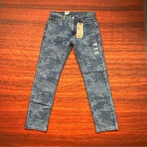 Brand NWT Levi’s 511 Slim-fit Camo Print Denim Jeans - Size 30